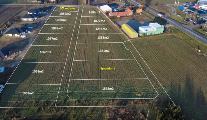 Działka budowlana Łysomice