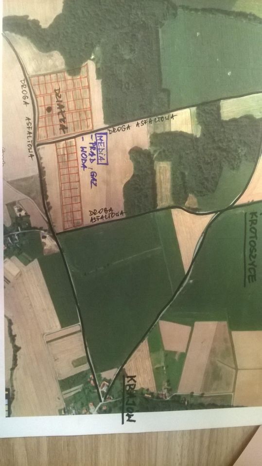 Działka budowlana Krajów. Zdjęcie 2