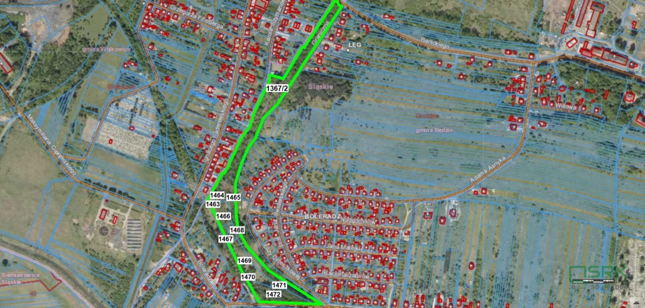 Działka inna Będzin, ul. Graniczna. Zdjęcie 1