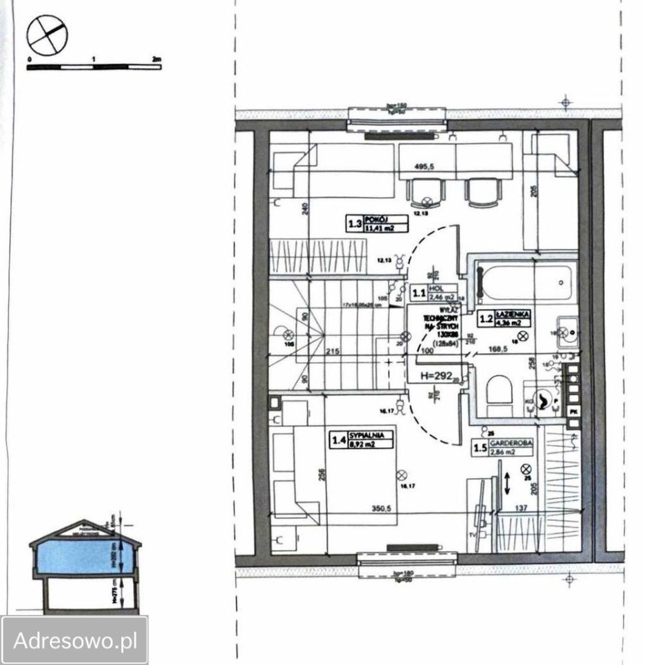 dom szeregowy, 3 pokoje Falenty Nowe, ul. Apartamentowa. Zdjęcie 19