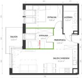 Mieszkanie 3-pokojowe Wrocław Maślice, ul. Augustowska. Zdjęcie 4