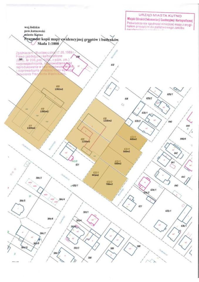 Działka budowlana Kutno, ul. Chodkiewicza. Zdjęcie 4