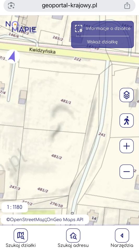 Działka budowlana Licze