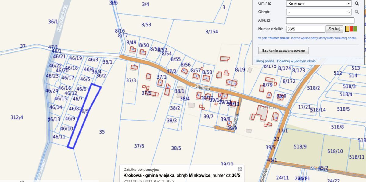 Działka inwestycyjna Parszczyce, ul. Łąkowa. Zdjęcie 16