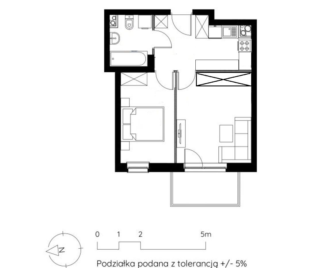 Mieszkanie 2-pokojowe Lublin Śródmieście. Zdjęcie 4