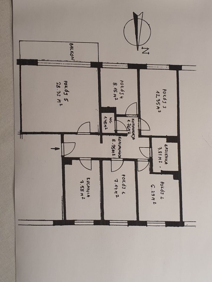 Mieszkanie 5-pokojowe Kraków Podgórze Duchackie, ul. Edwarda Heila. Zdjęcie 12