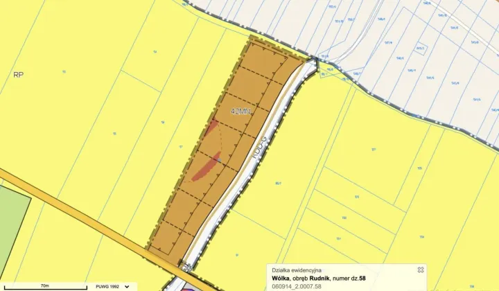 Działka budowlana Rudnik