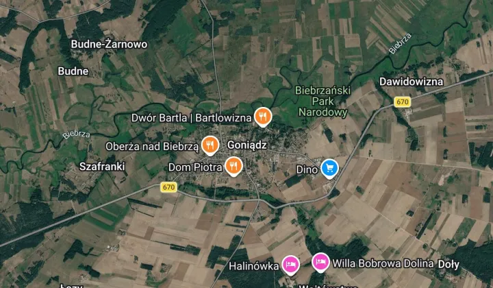 Działka rekreacyjna Goniądz
