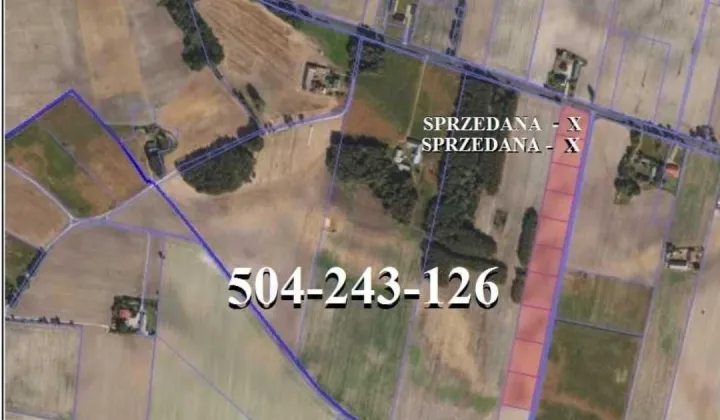 Działka budowlana Koziróg Leśny
