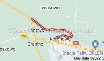 Działka inwestycyjna Koronowo