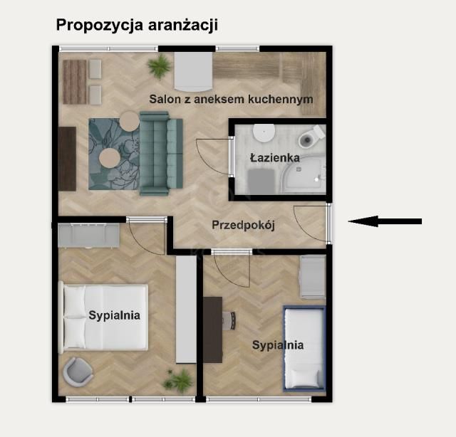Mieszkanie 2-pokojowe Wrocław, pl. Ludwika Hirszfelda. Zdjęcie 10