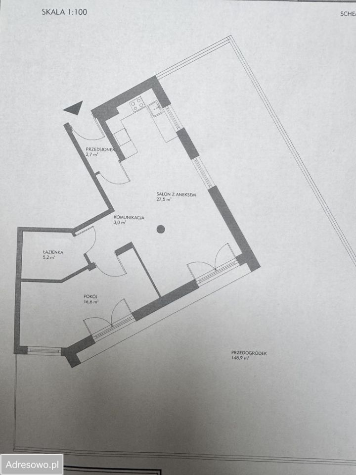 Mieszkanie 2-pokojowe Szczecin Gumieńce, ul. Barbakan. Zdjęcie 18