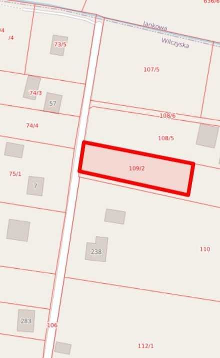 Działka budowlana Wilczyska. Zdjęcie 3