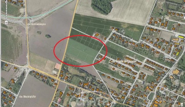 Działka budowlana Żerniki Wrocławskie, ul. Poziomkowa