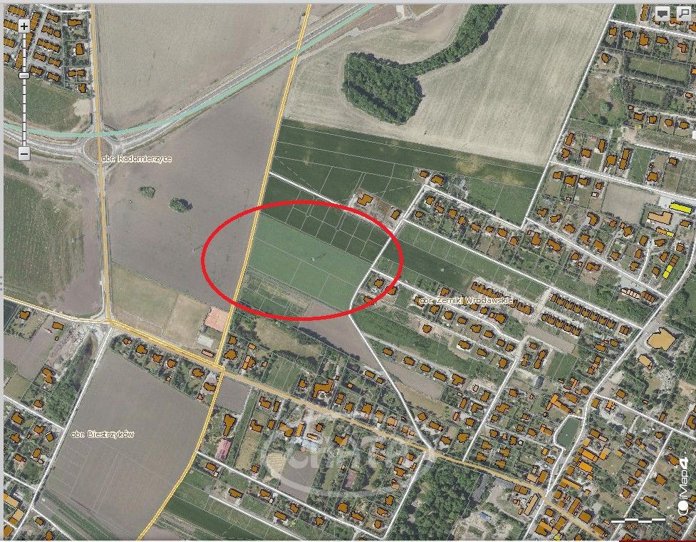 Działka budowlana Żerniki Wrocławskie, ul. Poziomkowa. Zdjęcie 1
