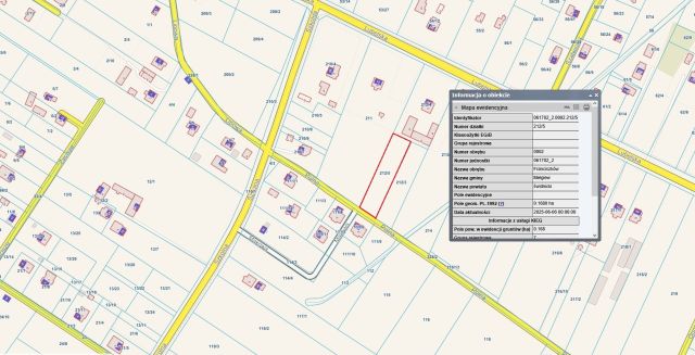 Działka budowlana Franciszków. Zdjęcie 2