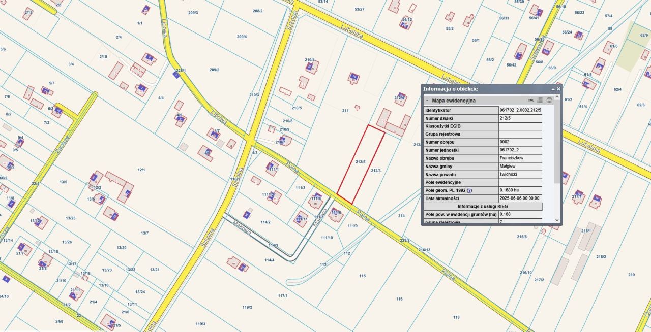 Działka budowlana Franciszków. Zdjęcie 2