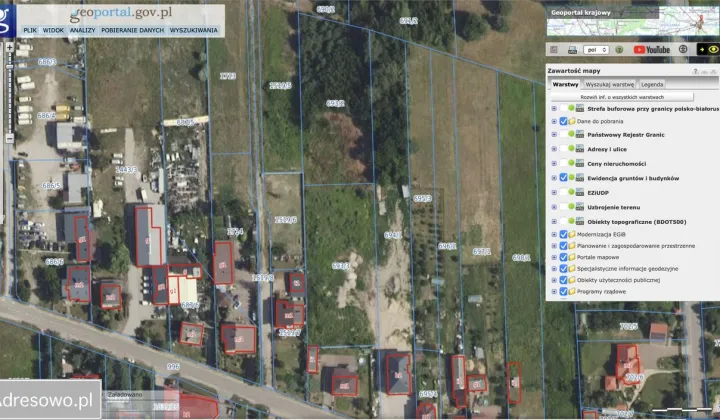 Działka rolna Nadma, ul. Stara