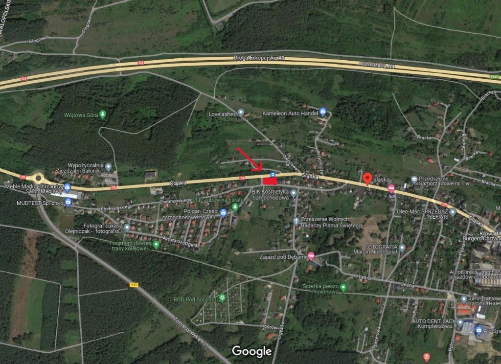 Działka budowlana Chrzanów, ul. Śląska. Zdjęcie 2