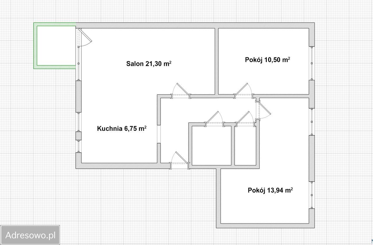 Mieszkanie 3-pokojowe Warszawa Praga-Południe, ul. Floriana Znanieckiego. Zdjęcie 4