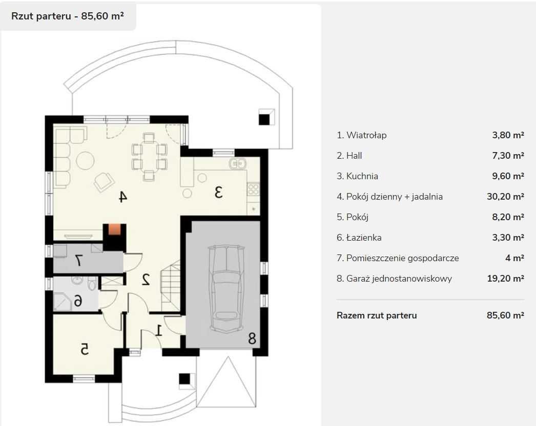 dom wolnostojący Ciechanów, ul. Stefana Żeromskiego. Zdjęcie 3