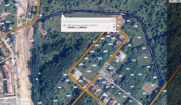 Działka budowlana Szczecin Warszewo, ul. Wkrzańska