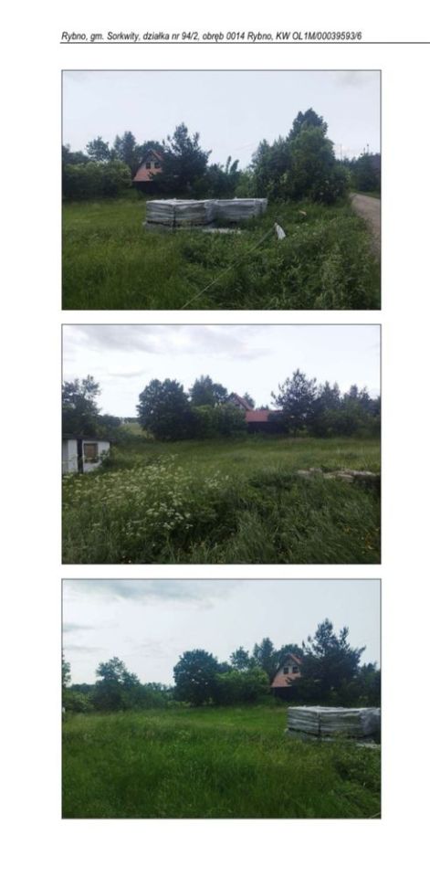 Działka rolno-budowlana Rybno, ul. Długa. Zdjęcie 3