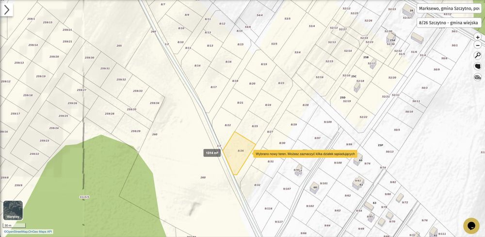 Działka rolna Marksewo. Zdjęcie 7