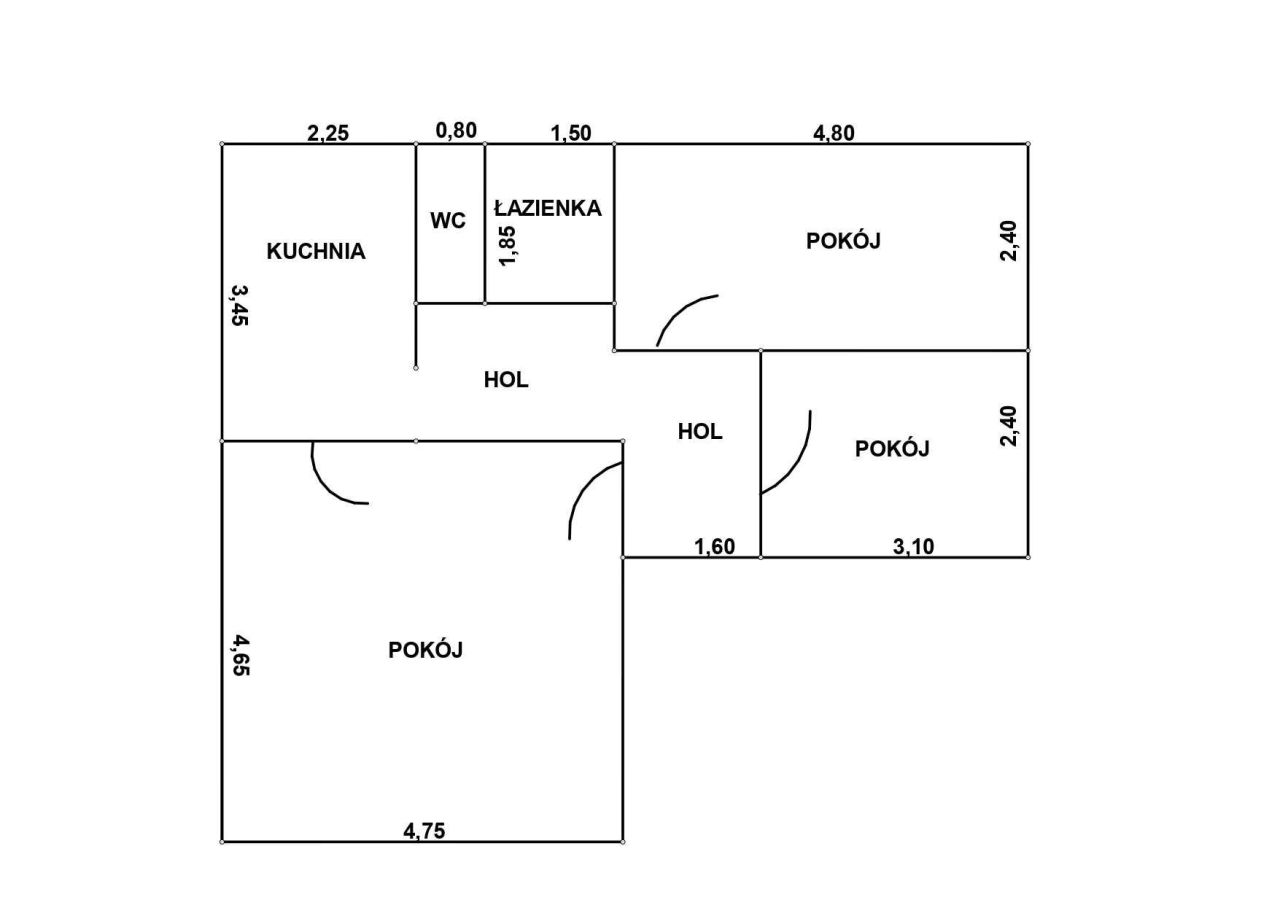 Mieszkanie 3-pokojowe Białystok Centrum, ul. Legionowa. Zdjęcie 10
