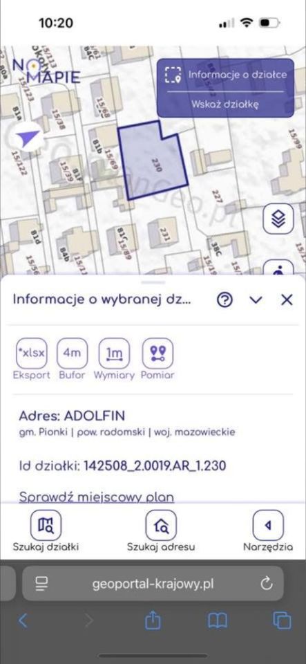 Działka budowlana Adolfin. Zdjęcie 3