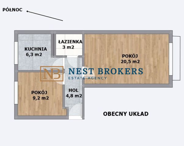 Mieszkanie 2-pokojowe Kraków Mistrzejowice, os. Dywizjonu 303. Zdjęcie 7