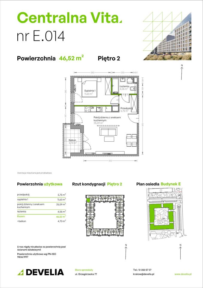 Mieszkanie 2-pokojowe Kraków Czyżyny, ul. Romana Ciesielskiego. Zdjęcie 14
