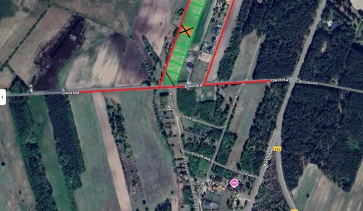 Działka budowlana Orchówek, ul. Miła