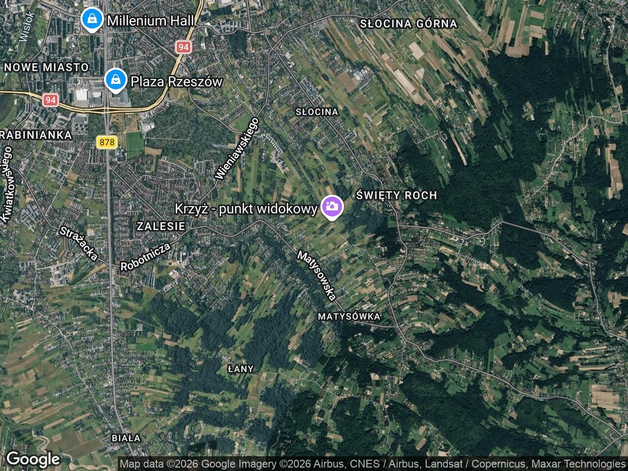 Działka budowlana Rzeszów Zalesie, ul. Wichrowa. Zdjęcie 1