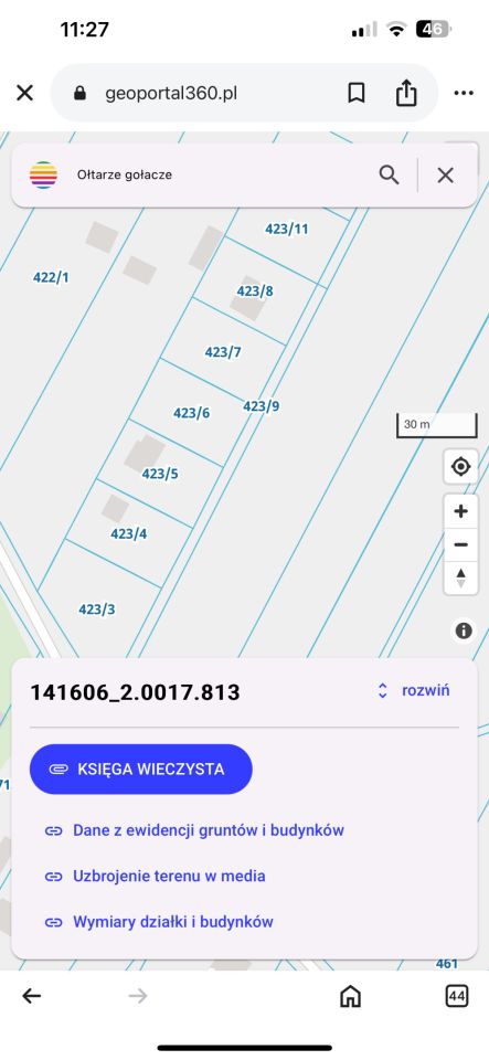 Działka budowlana Ołtarze-Gołacze. Zdjęcie 4