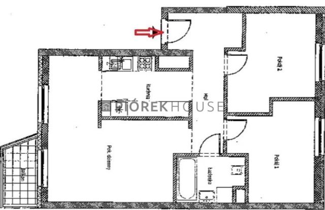 Mieszkanie 3-pokojowe Warszawa Mokotów, ul. Bobrowiecka. Zdjęcie 14