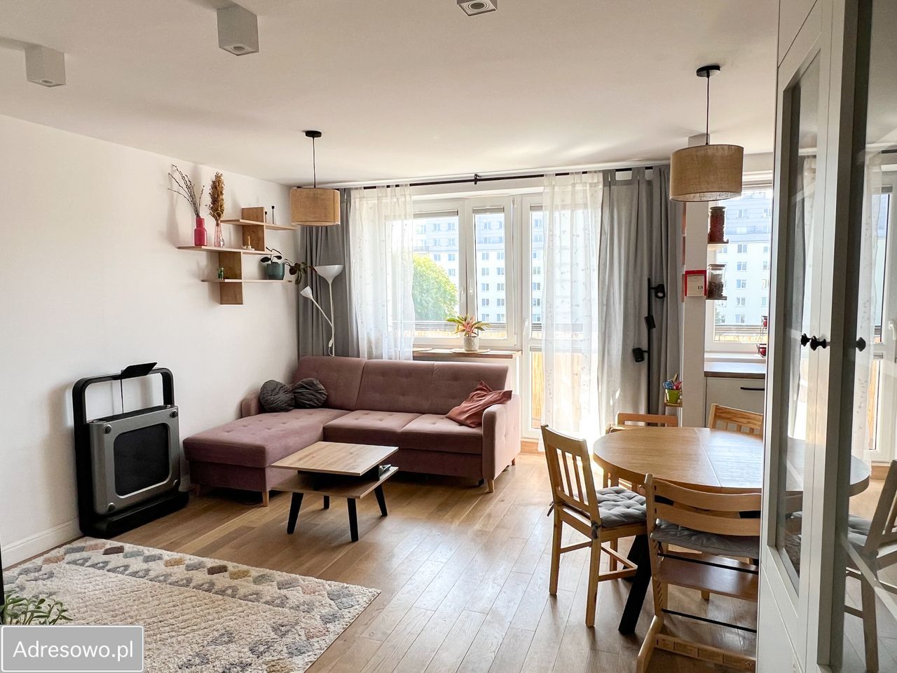 Mieszkanie 3-pokojowe Warszawa Saska Kępa, ul. Zwycięzców