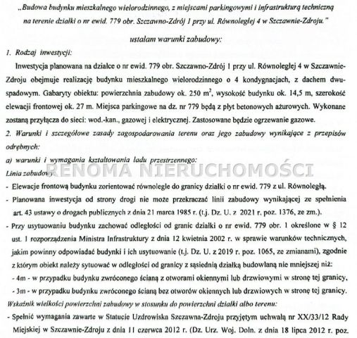 Działka budowlana Szczawno-Zdrój, ul. Równoległa. Zdjęcie 7