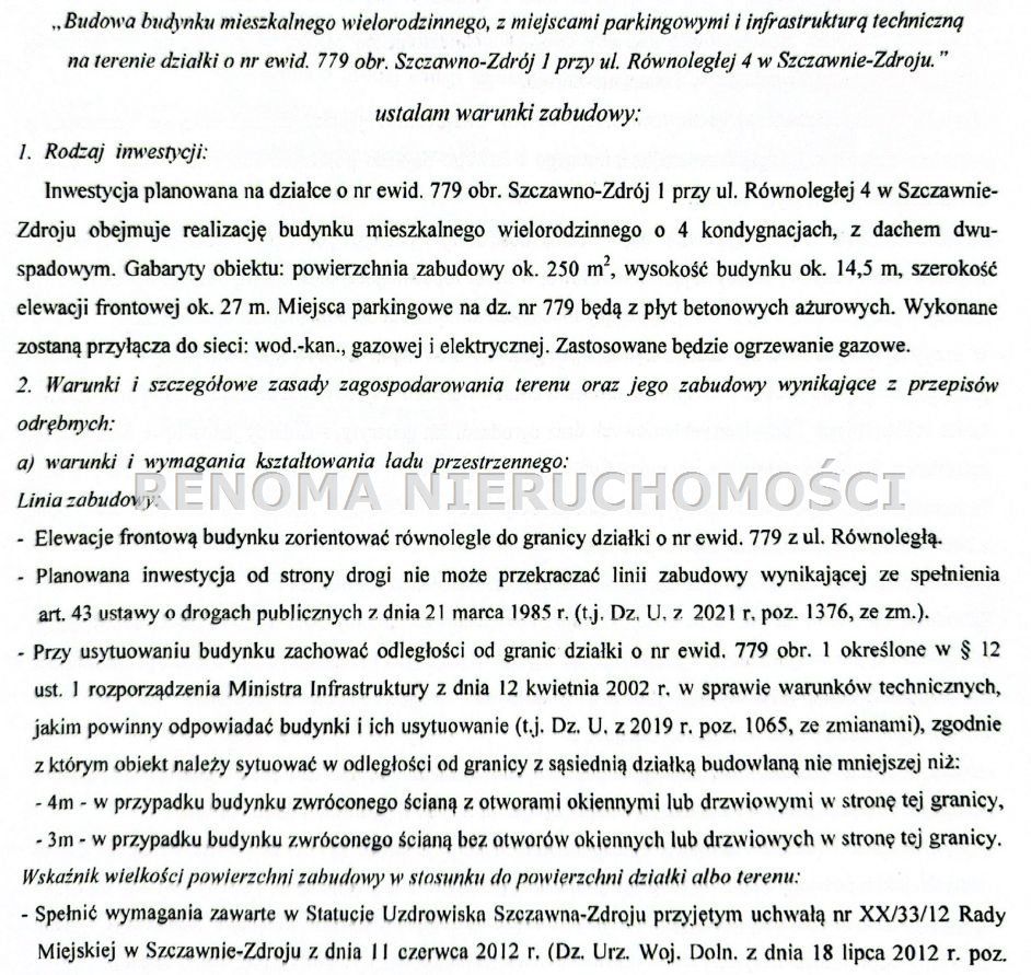 Działka budowlana Szczawno-Zdrój, ul. Równoległa. Zdjęcie 7