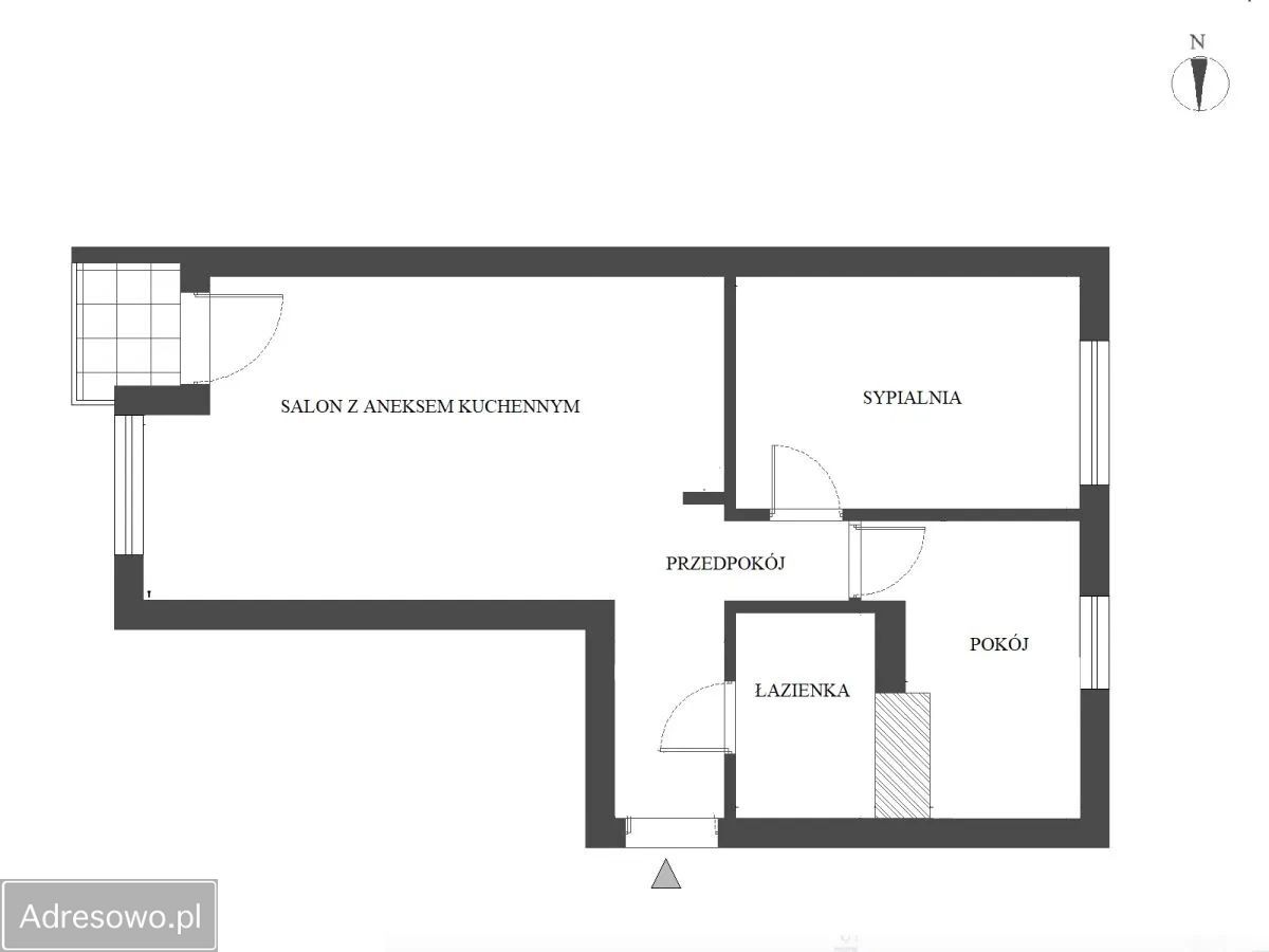 Mieszkanie 3-pokojowe Gdynia Redłowo, ul. Powstania Śląskiego. Zdjęcie 3