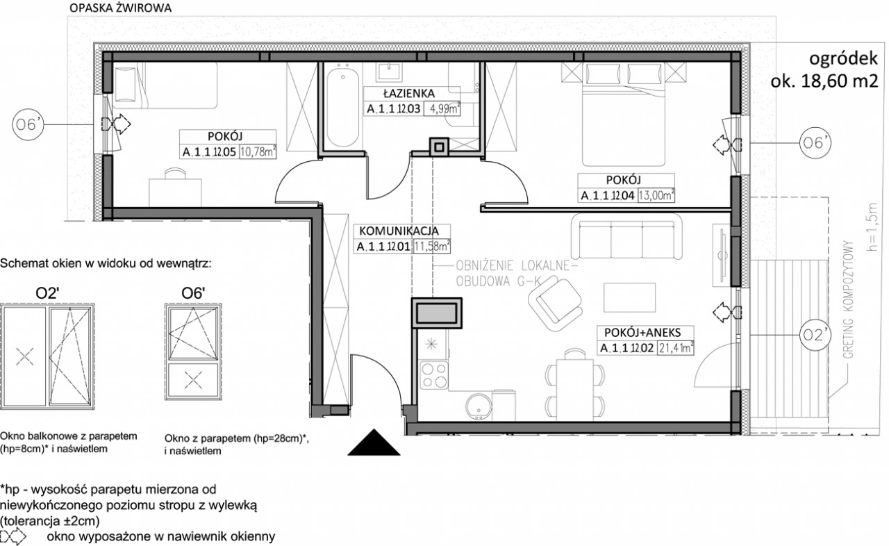 Mieszkanie 3-pokojowe Gdańsk Przymorze, ul. Szczecińska. Zdjęcie 6