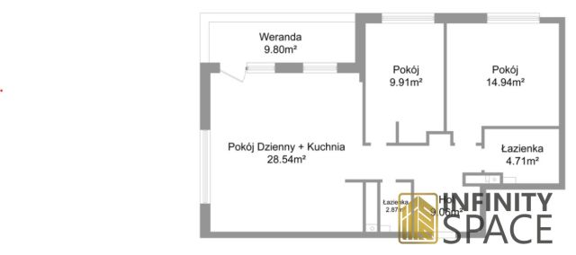 Mieszkanie 3-pokojowe Warszawa Ursynów, ul. Kłobucka. Zdjęcie 18