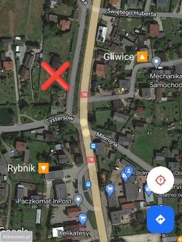 Działka budowlana Rybnik Ochojec, ul. Rybnicka. Zdjęcie 1