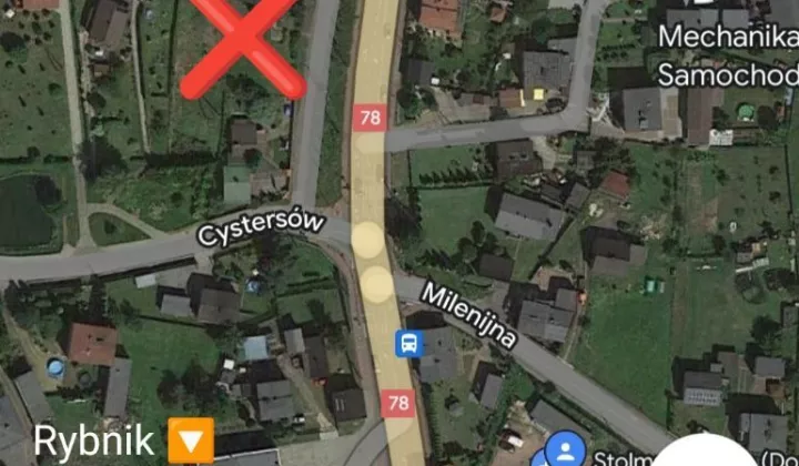 Działka budowlana Rybnik Ochojec, ul. Rybnicka