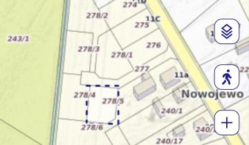 Działka budowlana Nowojewo