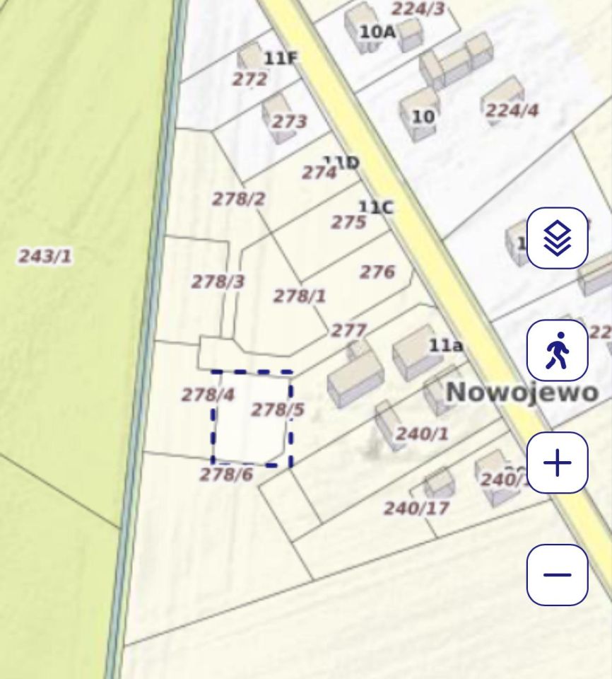 Działka budowlana Nowojewo. Zdjęcie 2