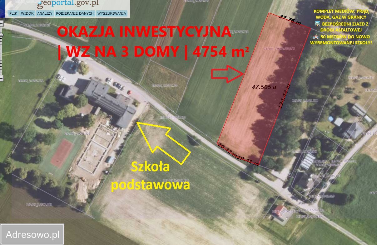 Działka budowlana Kopciowice, ul. Polna. Zdjęcie 2