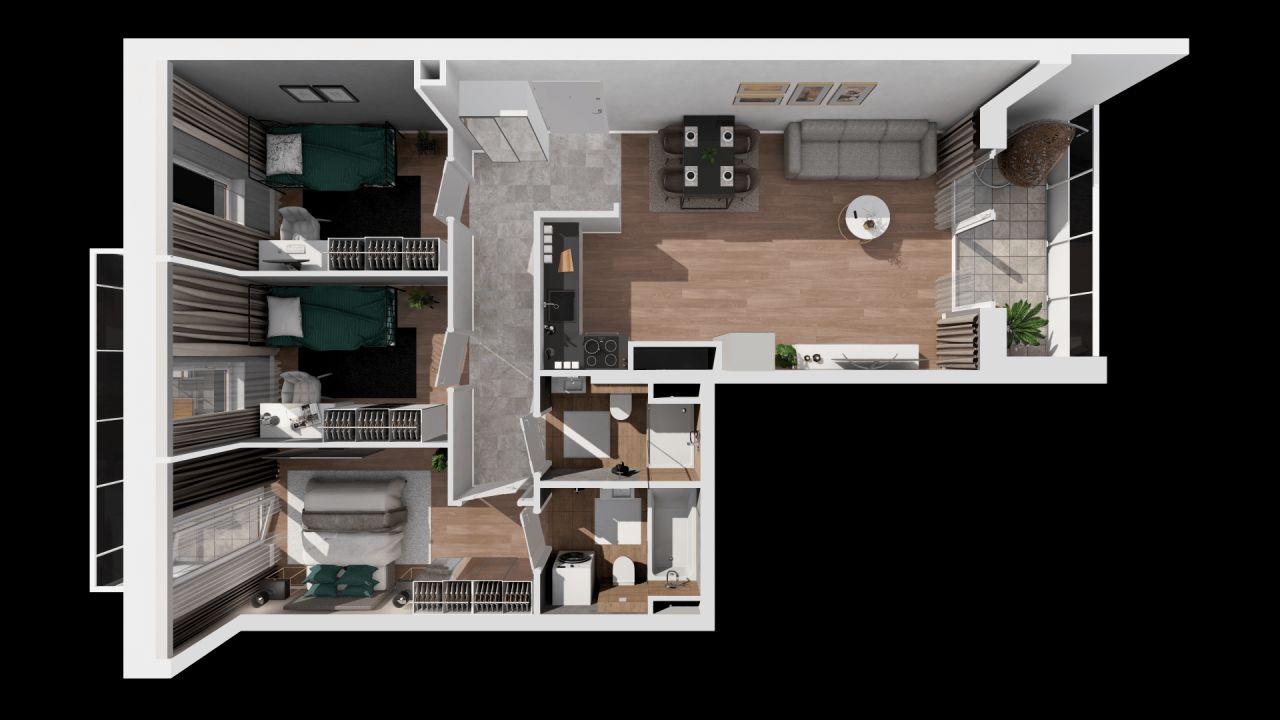 Mieszkanie 4-pokojowe Warszawa Włochy, ul. Wschodu Słońca