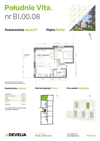 Mieszkanie 2-pokojowe Gdańsk Orunia Górna, ul. Kazimierza Wielkiego. Zdjęcie 7