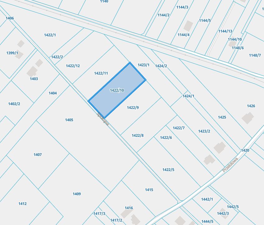 Działka rolna Besko Grabień, ul. Spokojna. Zdjęcie 3